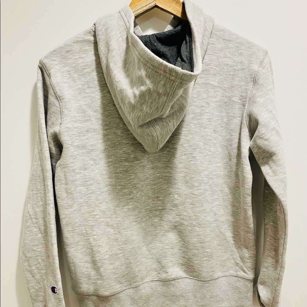 Boys champion grey hoodie size 8 - Picture 4 of 5